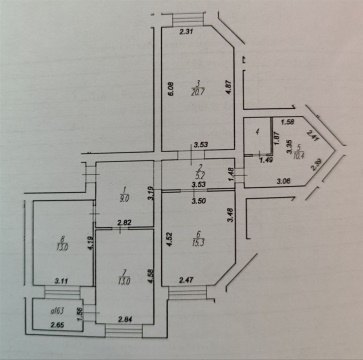 3-к квартира, 8/10 эт., 89м²